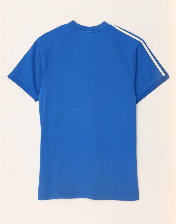Camiseta Adidas Hombre Top Azul Medio Algodón