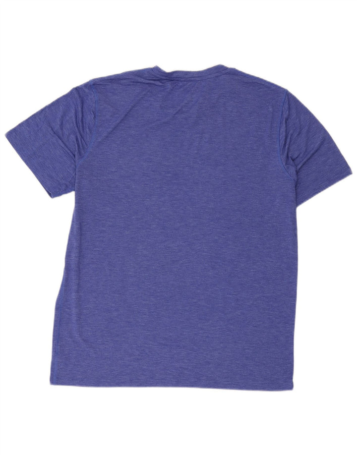 Champion Camiseta para hombre Top Large Blue Moteado Poliéster