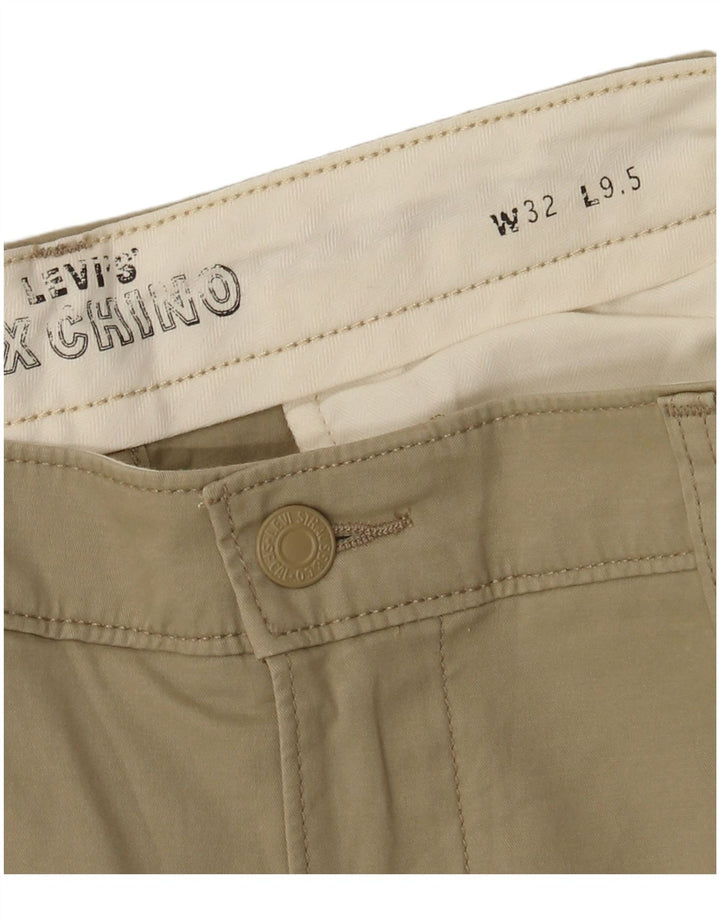 Pantalones cortos chinos Levi's para hombre W32 Algodón beige medio