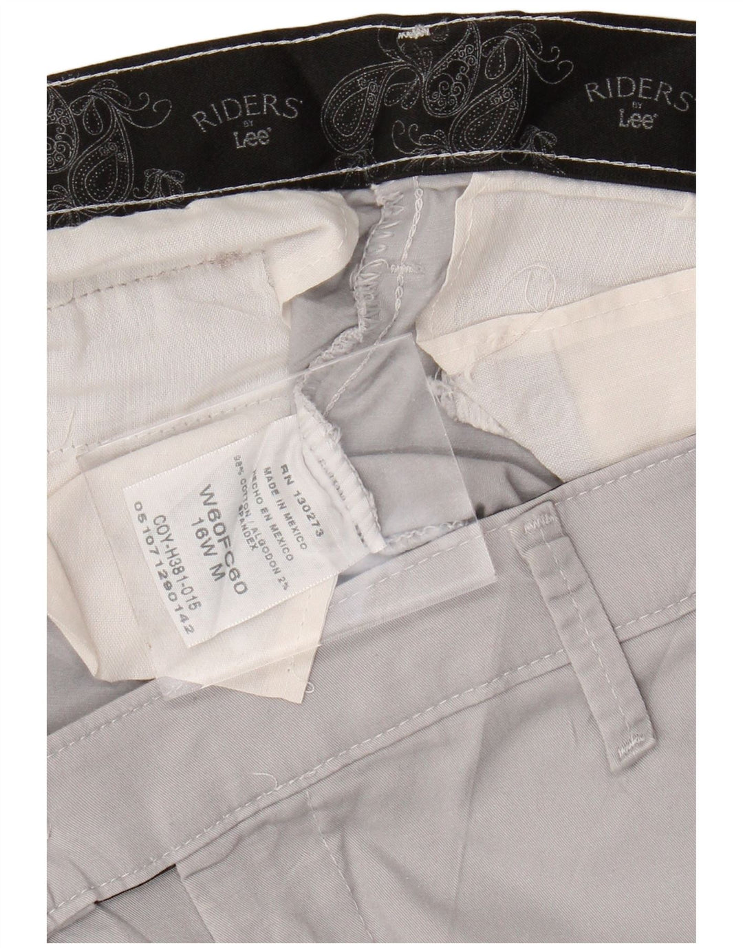 LEE Bermudas de cintura alta para mujer, talla 16, 2XL, W38, algodón gris