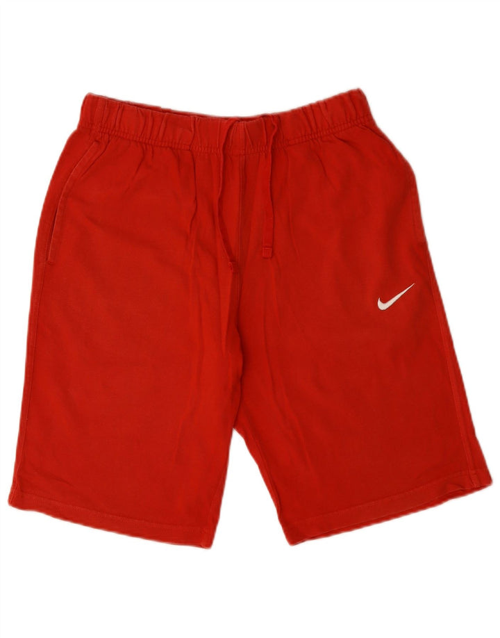 Pantalones cortos chinos Nike para hombre medianos W30 de algodón rojo