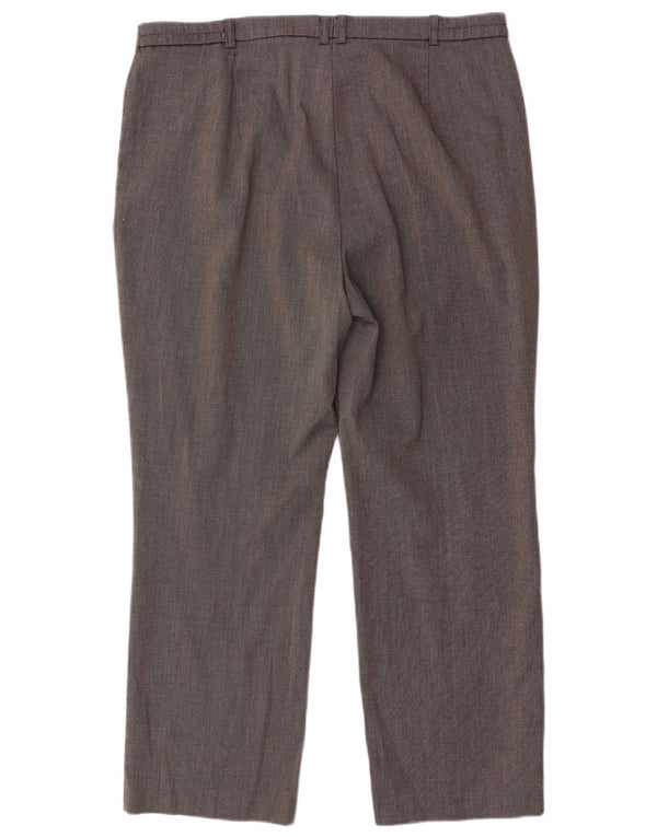 Marks & Spencer Pantalones de traje para mujer UK 14 Large W34 L27 Gris manchado