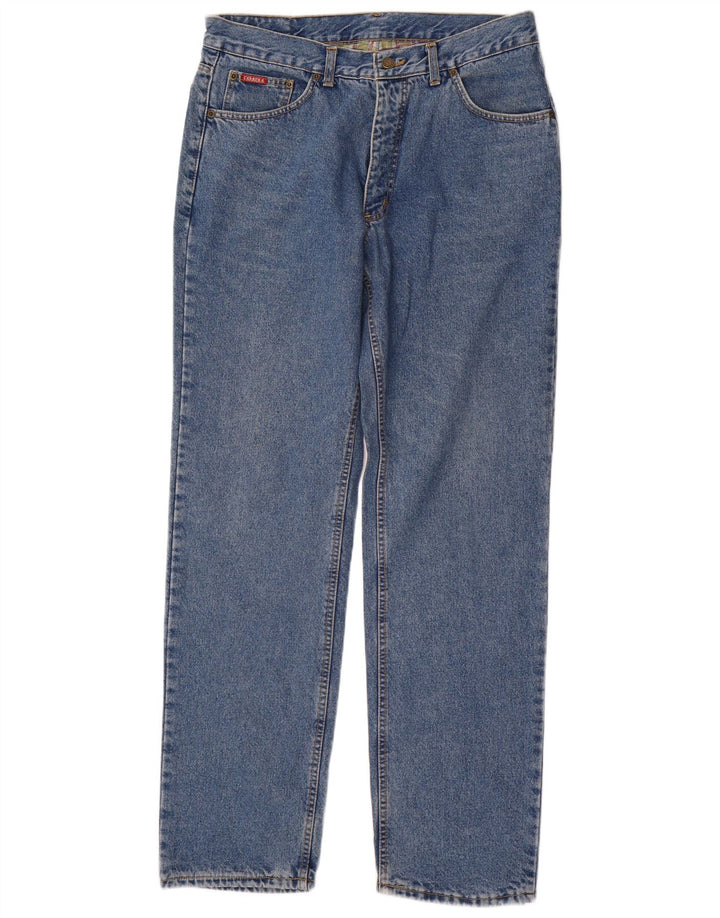 Vaqueros rectos para hombre Carrera W36 L33 Algodón azul