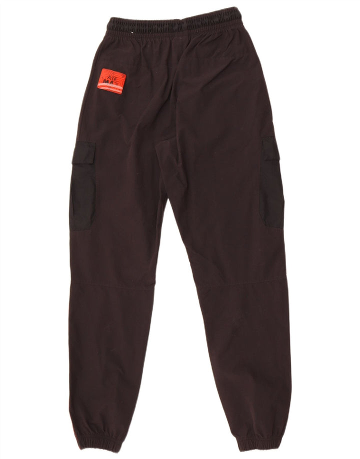 Nike Mujer Graphic Cargo Chándal Pantalones Joggers UK 10 Small Negro