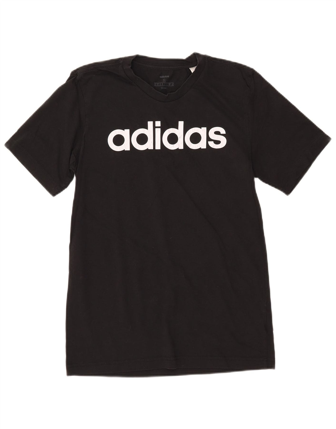 ADIDAS Camiseta gráfica para hombre Top Pequeño Algodón negro