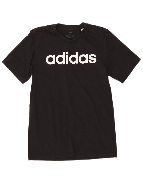ADIDAS Camiseta gráfica para hombre Top Pequeño Algodón negro