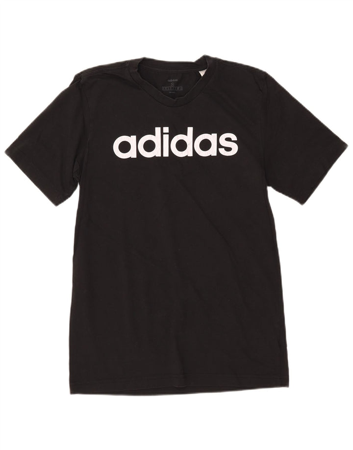 ADIDAS Camiseta gráfica para hombre Top Pequeño Algodón negro