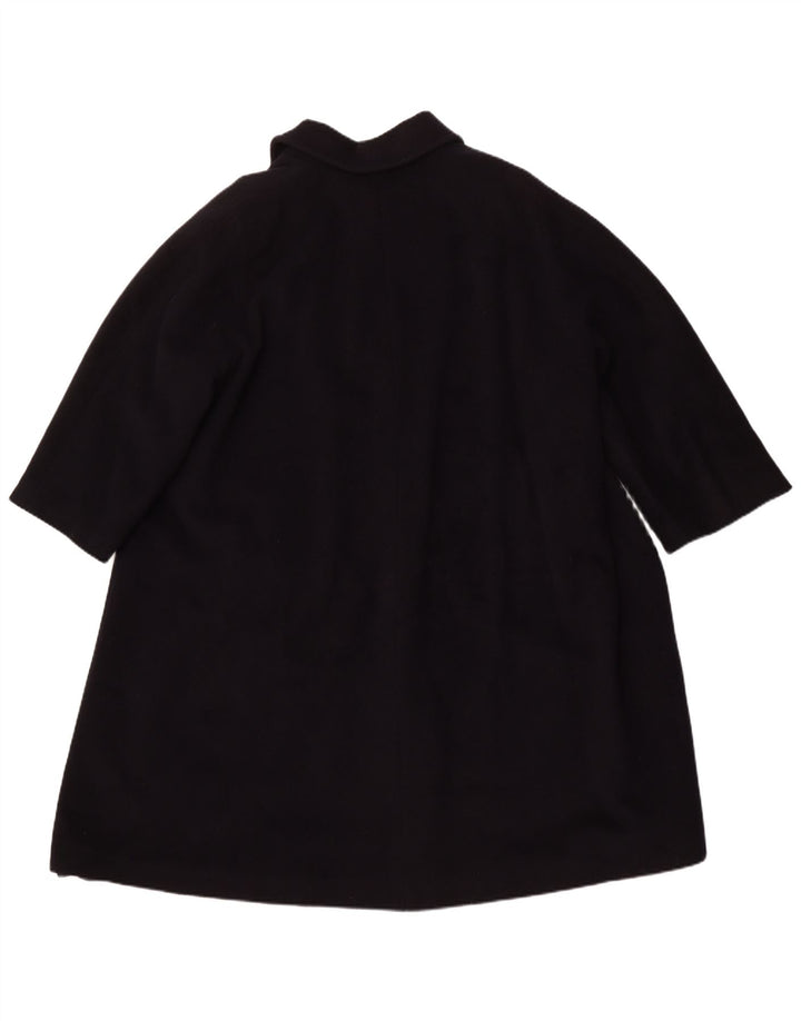 LUISA SPAGNOLI Abrigo extragrande para mujer Reino Unido 16 Lana virgen azul marino grande