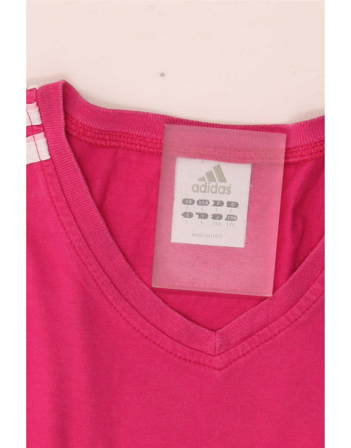 Adidas - Camiseta para mujer, talla 40, talla grande, color rosa