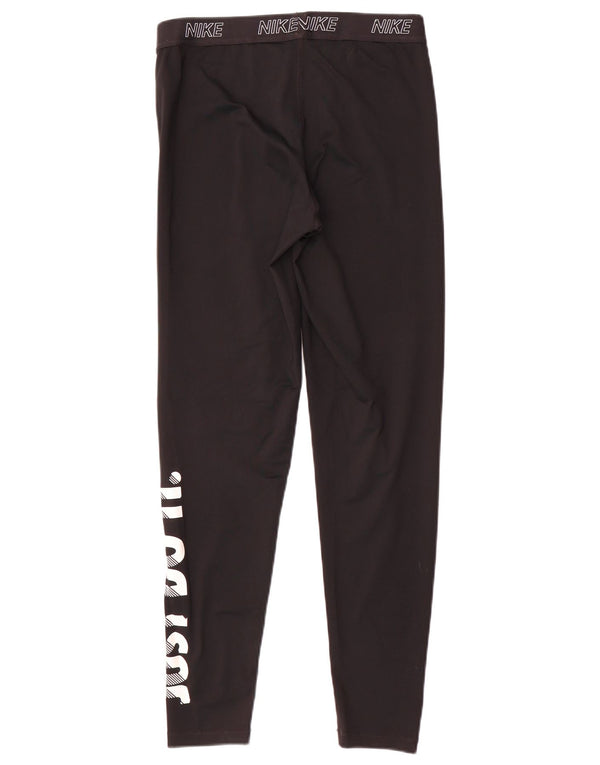 Nike Leggings gráficos para mujer UK 44 Grande Poliéster negro