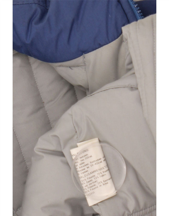 Chaqueta acolchada VINTAGE para hombre IT 48 Poliéster azul medio