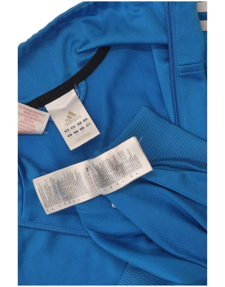 Adidas - Chaqueta de chándal para niño, 13-14 años, color azul, poliéster