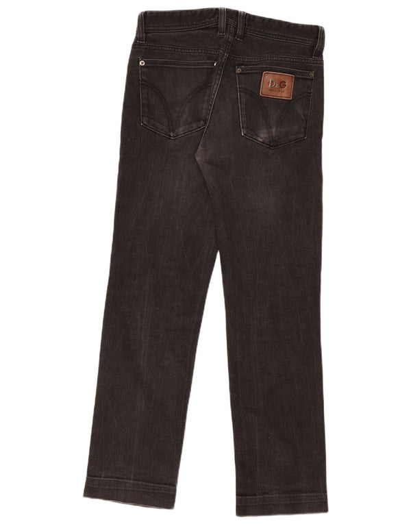 Dolce & Gabbana Vaqueros Slim Mujer W31 L31 Algodón Negro