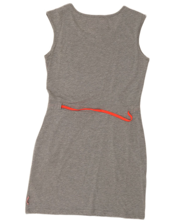 Superdry Vestido tubo sin mangas para mujer UK 44 Poliéster gris grande