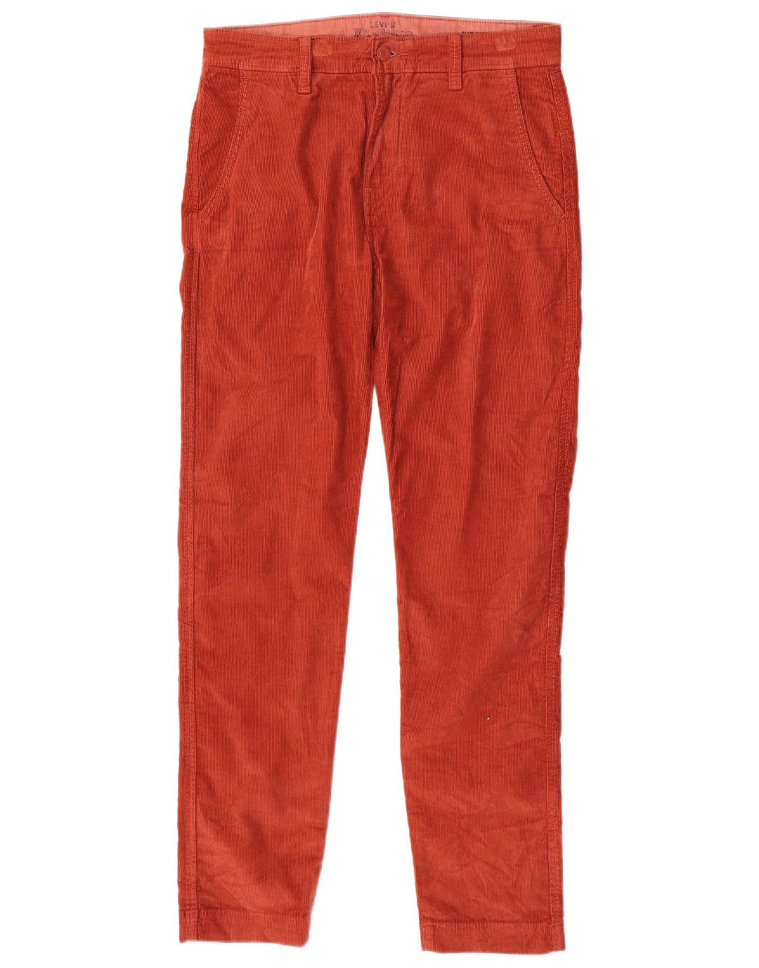 LEVI'S Pantalones de pana ajustados y ajustados para hombre W31 L32 Algodón rojo