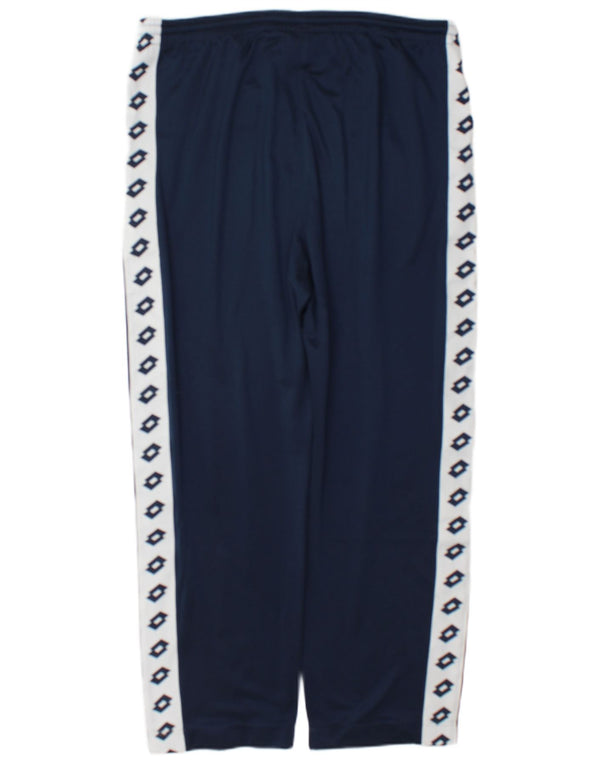 Lotto Hombre Pantalones De Chándal Con Gráfico Large Azul Marino Colorblock