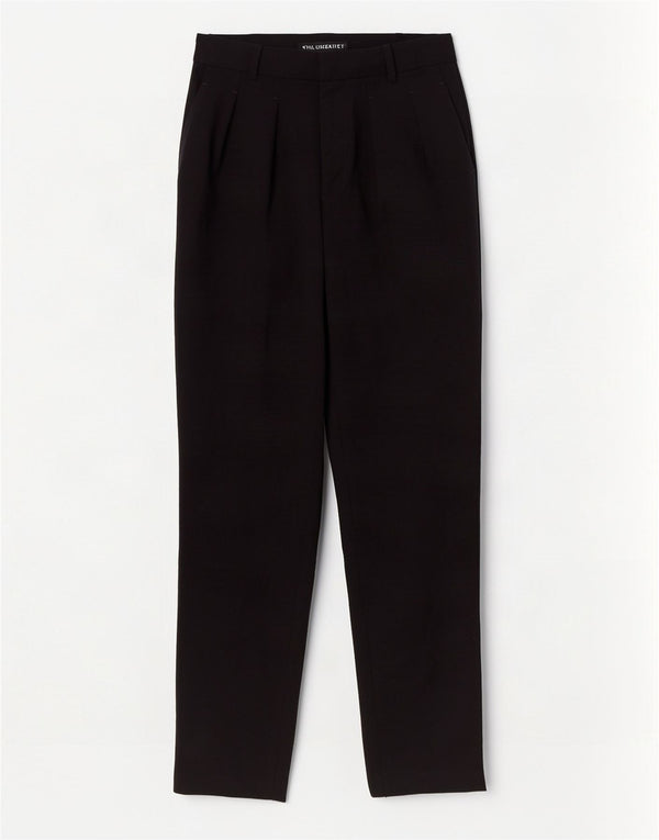 Zara Mujer Pantalón De Traje Slim XS W24 L27 Negro