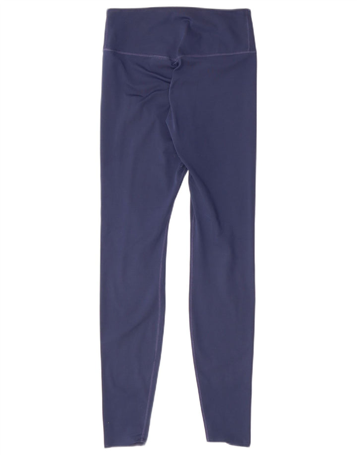 NIKE Leggings Dri Fit para mujer UK 10 Small Azul marino Poliéster