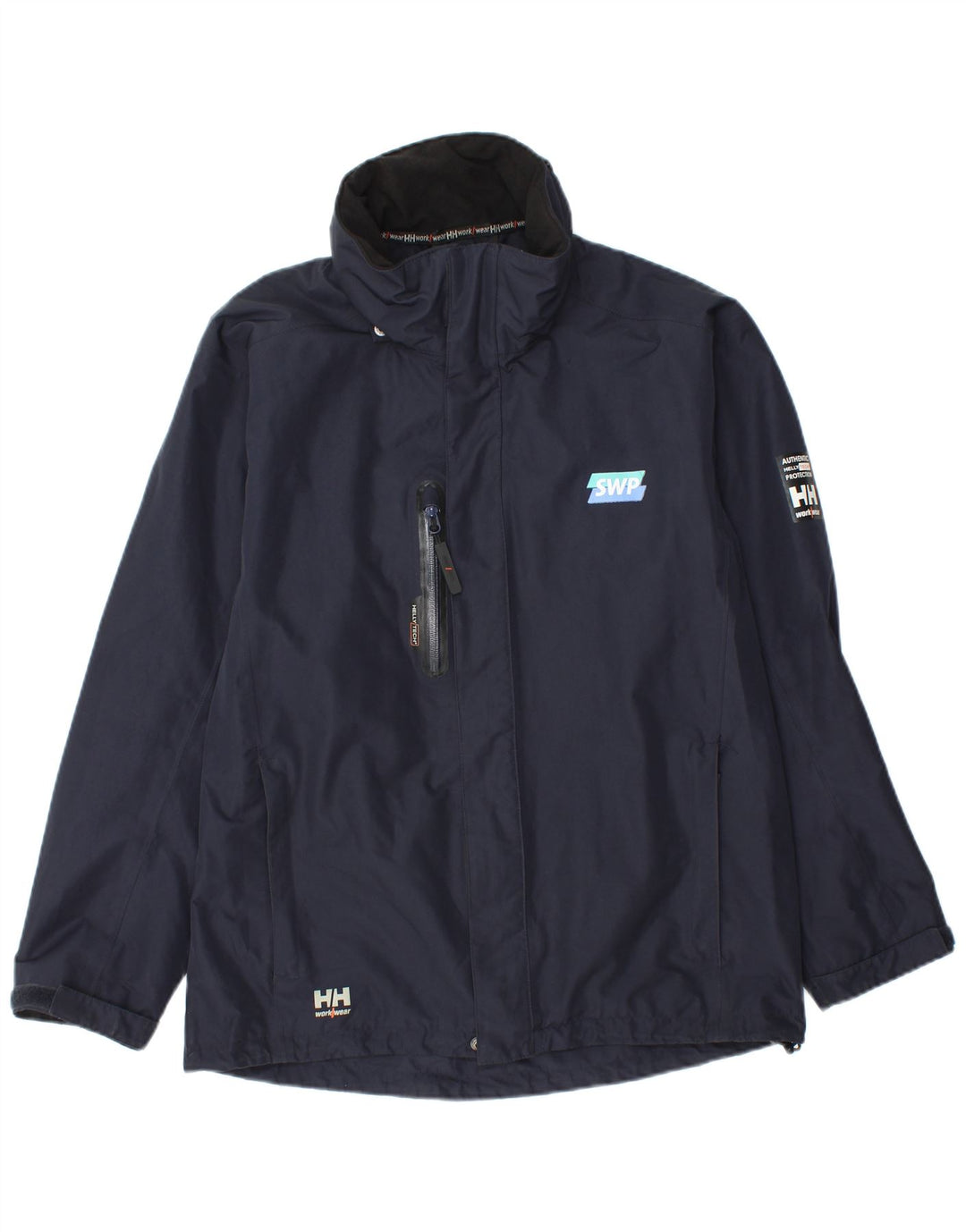 Helly Hansen Chaqueta impermeable con capucha para hombre UK 38 Medium Azul marino
