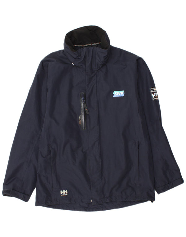 Helly Hansen Chaqueta impermeable con capucha para hombre UK 38 Medium Azul marino