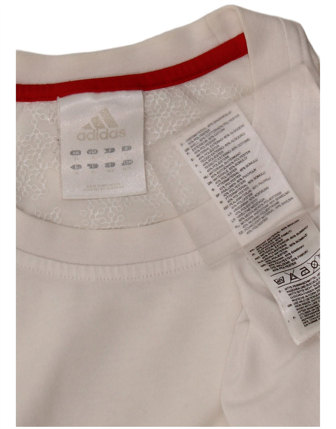 Adidas Camiseta Hombre Top XL Blanco Algodón