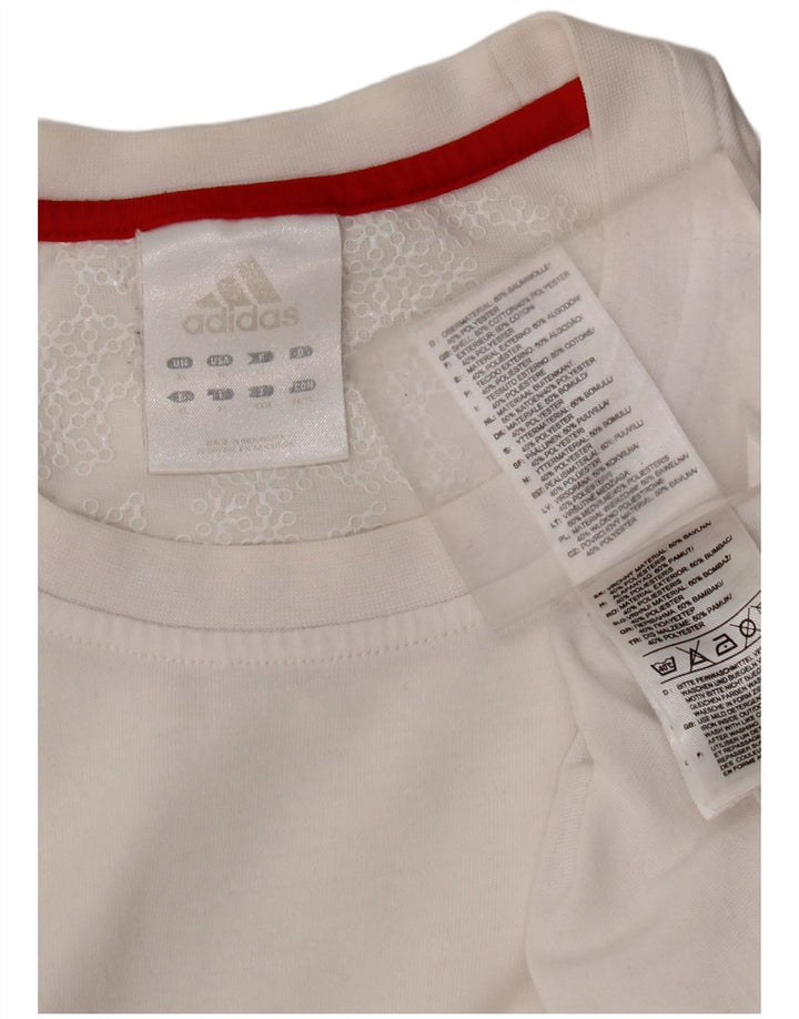Adidas Camiseta Hombre Top XL Blanco Algodón