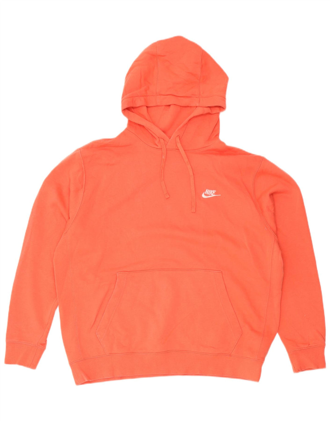 Nike Hombre Sudadera con Capucha Jumper XL Naranja Algodón
