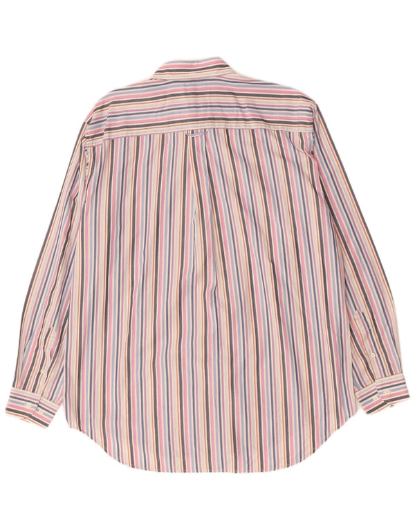 Camisa LACOSTE para hombre Talla 44 XL Algodón a rayas multicolor