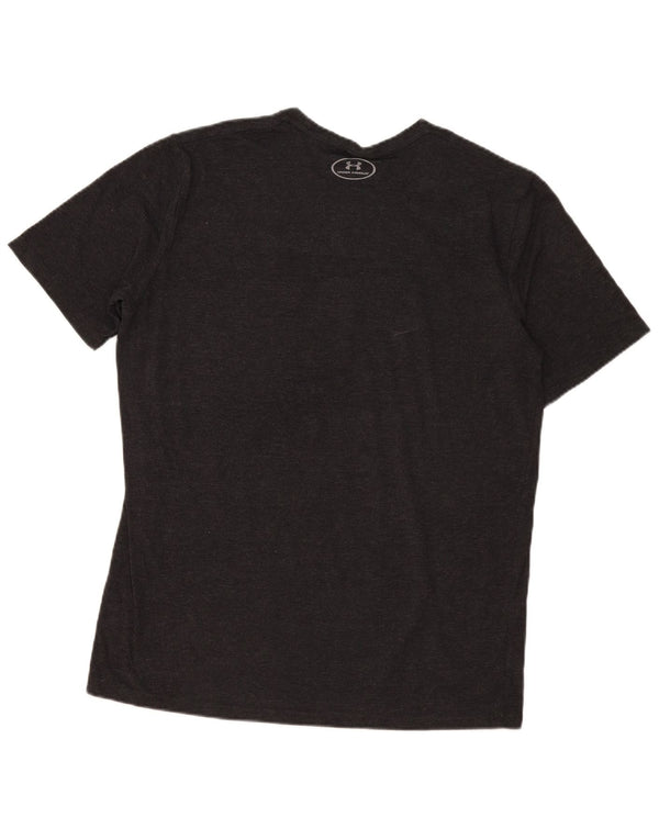 Under Armour Camiseta con gráfico Heat Gear para hombre, talla grande, color negro
