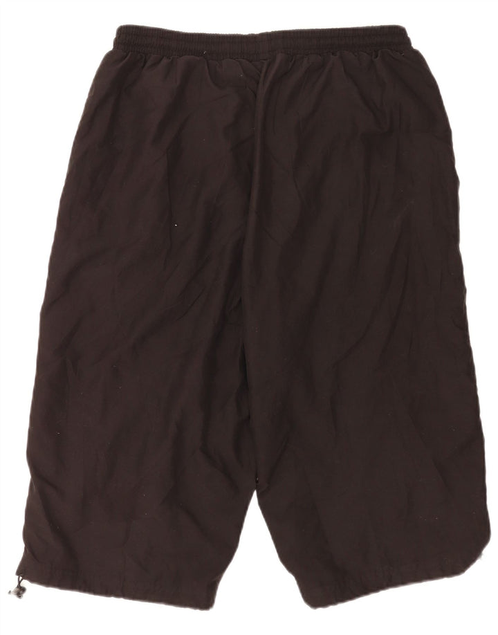 Bermudas deportivas Umbro para hombre, poliéster negro grande