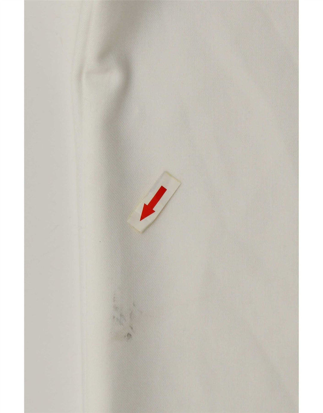 Zara Mujer Pantalón Chino De Pierna Ancha Mediano W28 L31 Blanco