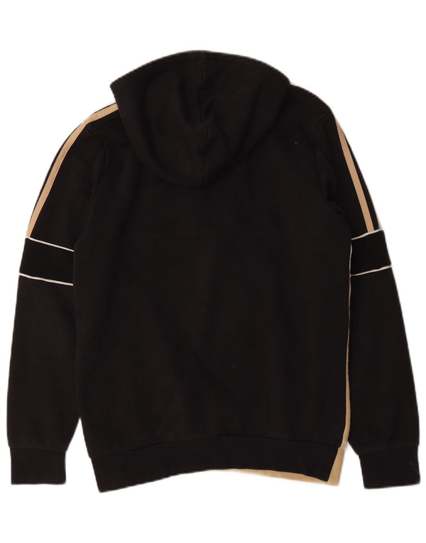 Adidas - Sudadera con capucha para niño (13-14 años), color negro, algodón