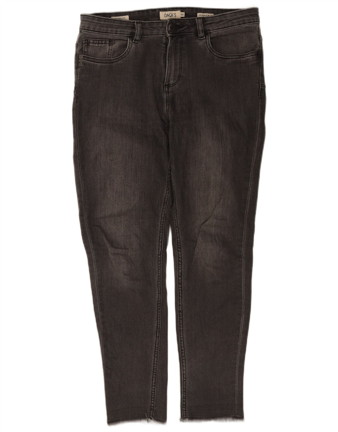 Dack's Jeans ajustados para mujer IT 46 Large W30 L26 Gris