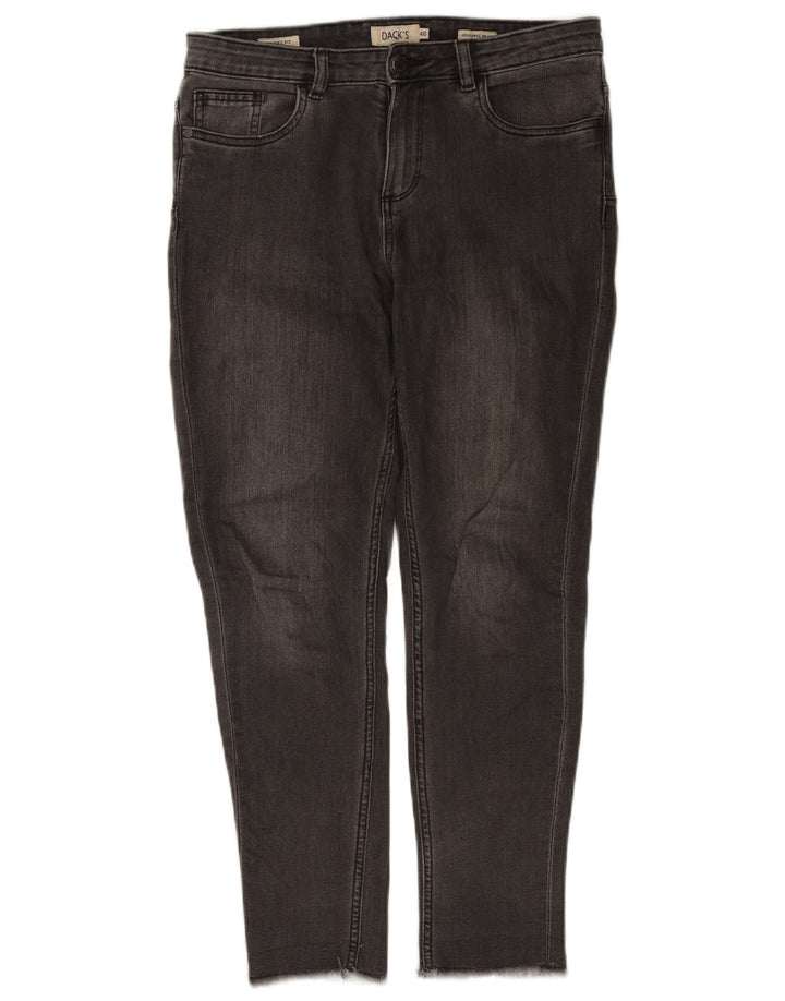 Dack's Jeans ajustados para mujer IT 46 Large W30 L26 Gris