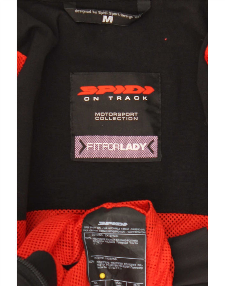 Spidi - Chaqueta de motociclista para mujer, talla XL, poliamida negra