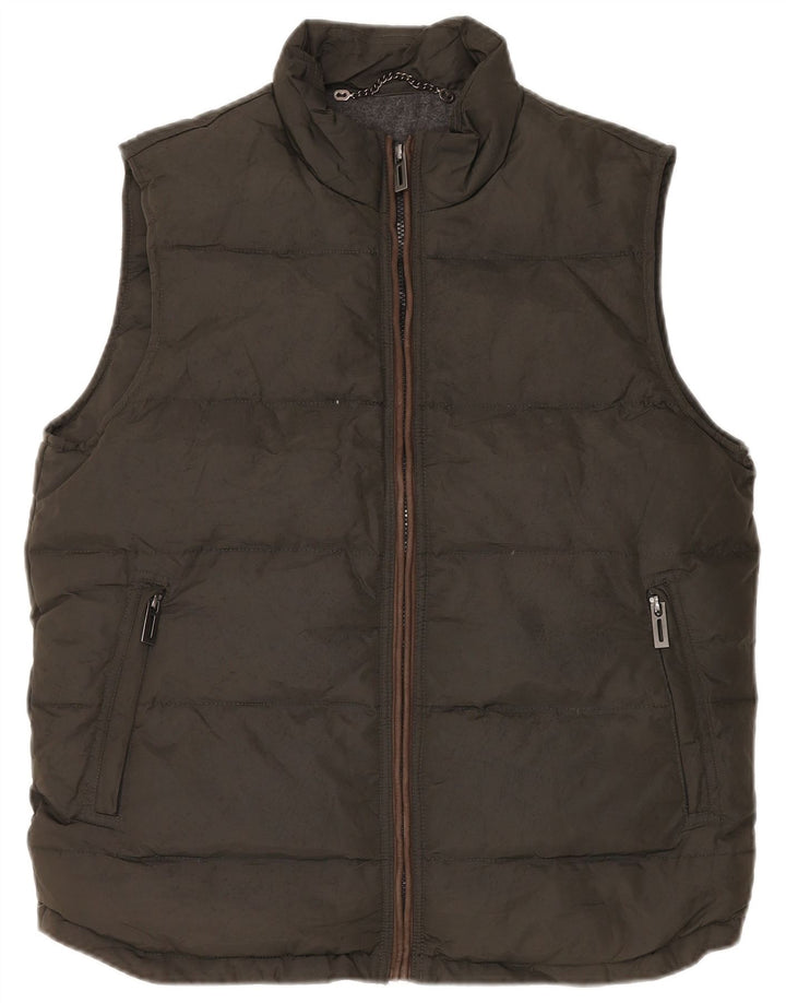 Chaleco acolchado para hombre John Lewis UK 38 Medium Caqui Nylon
