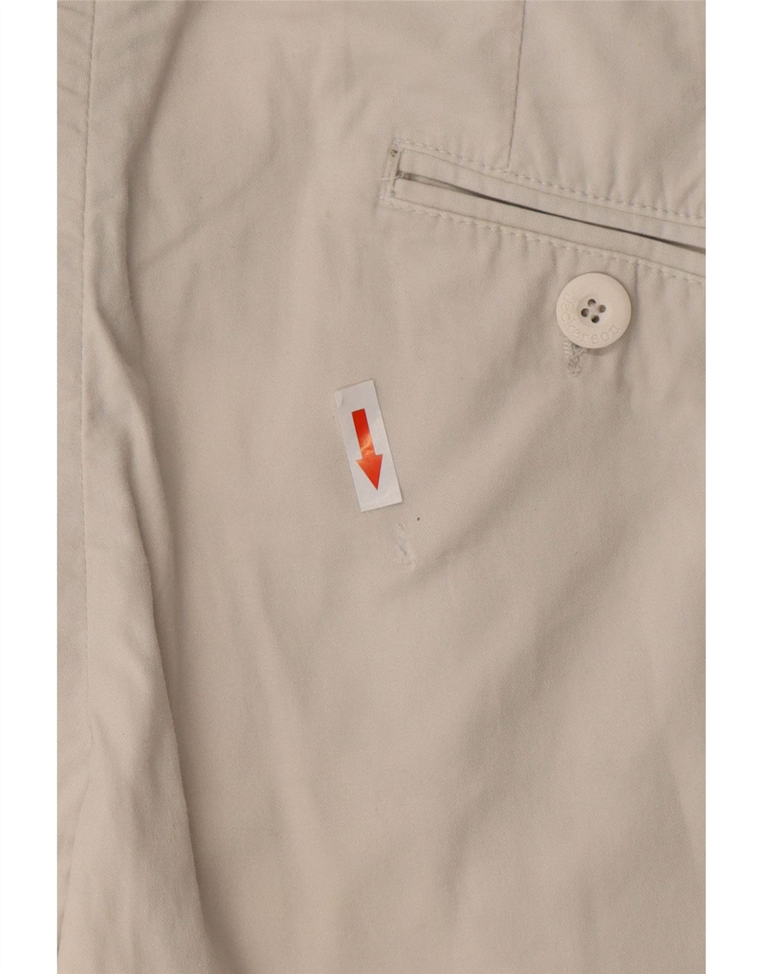 Pantalones cortos chinos Jeckerson para mujer W31 Algodón beige medio