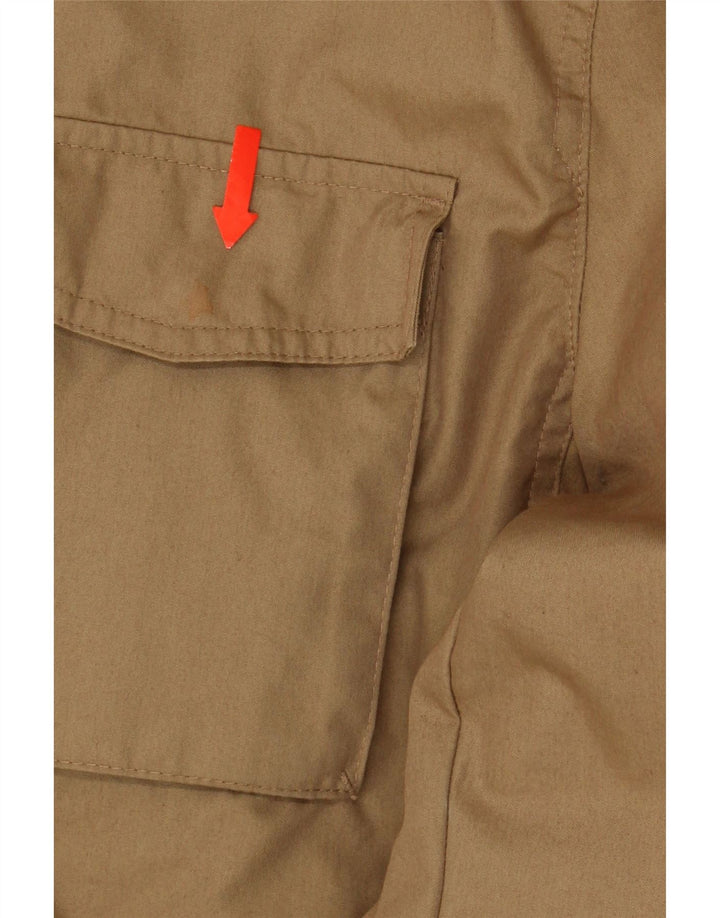 MASSIMO DUTTI Womens Military Jacket UK 14 Medium Beige Cotton Vintage Massimo Dutti and Second-Hand Massimo Dutti from Messina Hembry 