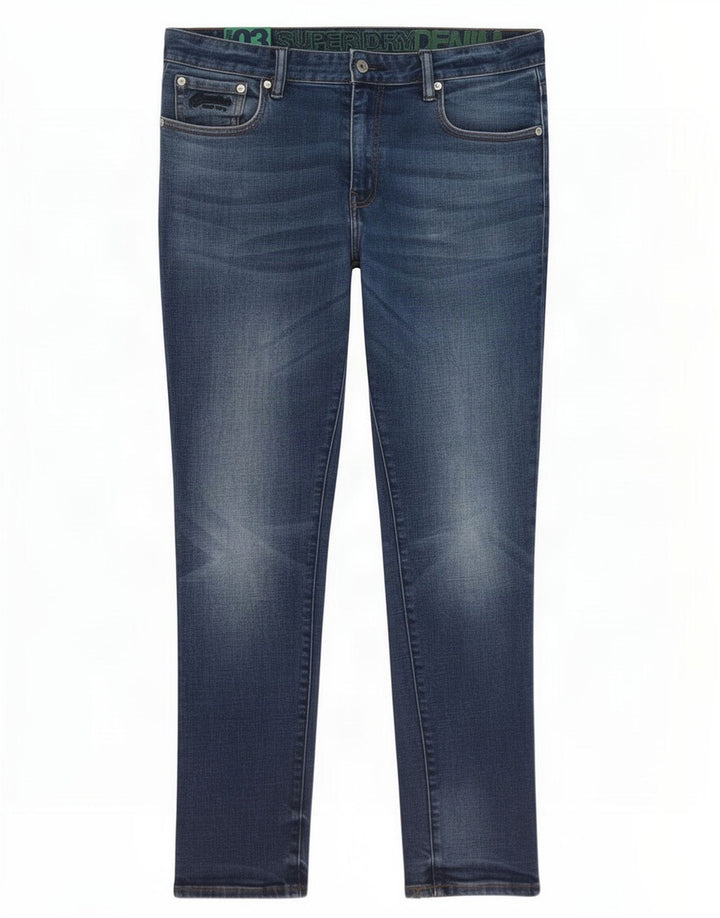 Vaqueros Superdry Mujer Slim W34 L29 Algodón Azul