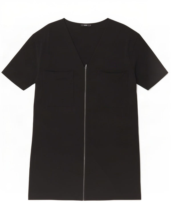 Cos Vestido recto extragrande para mujer UK 46 Viscosa negra grande