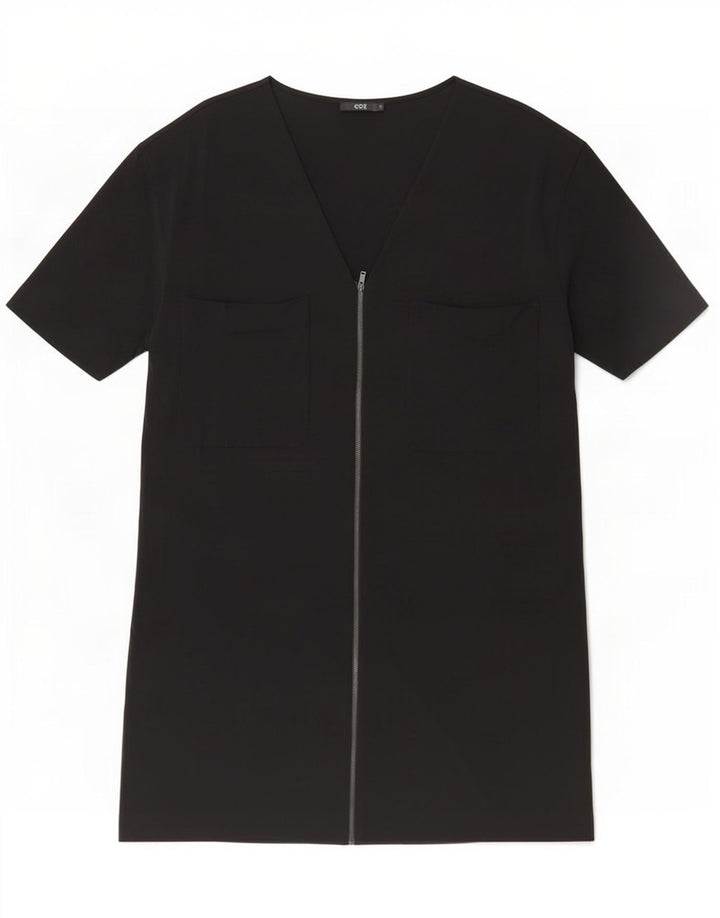 Cos Vestido recto extragrande para mujer UK 46 Viscosa negra grande