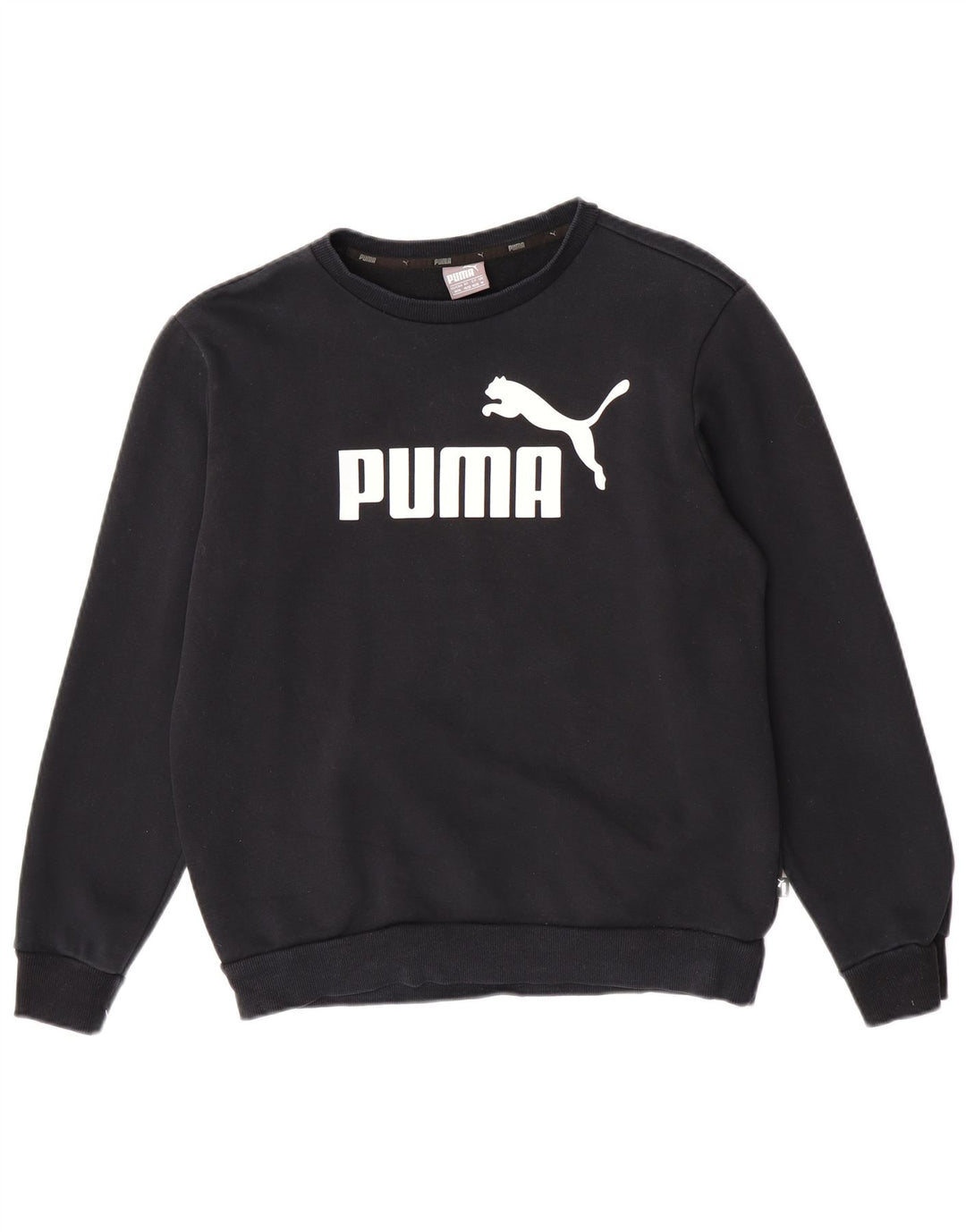 Puma Hombre Sudadera Gráfica Jumper Medium Negro Algodón