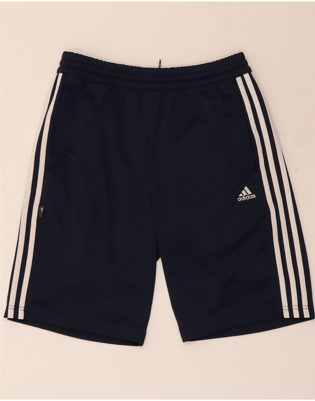 Pantalones cortos deportivos ADIDAS para hombre Poliéster azul marino medio