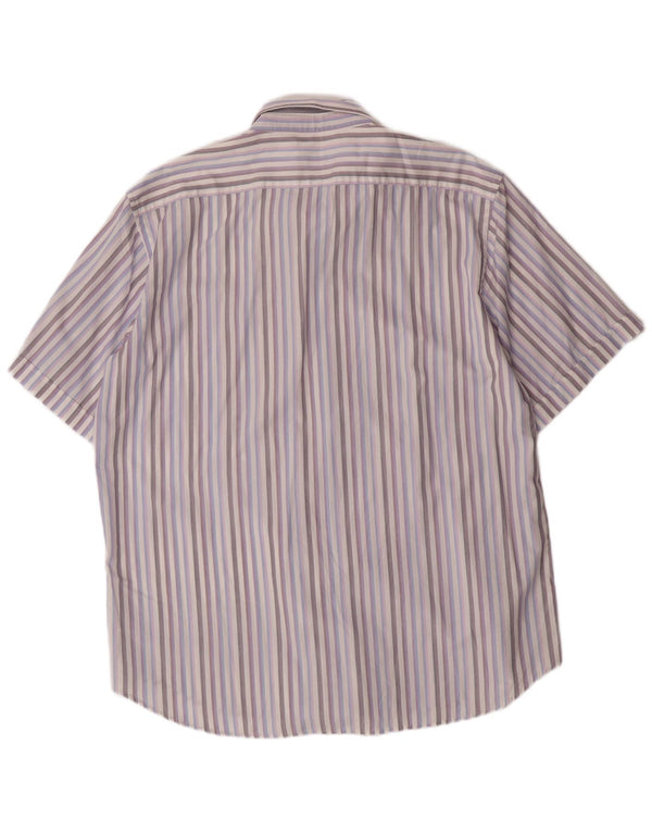 Roccobarocco Camisa Hombre Talla 46 18 1/2 XL Rayas Multicolor