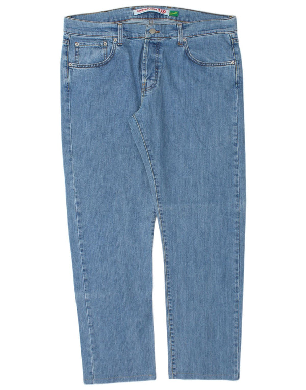 Carrera Mens 710 Regular Straight Jeans IT 54 2XL W38 L30 Algodón Azul