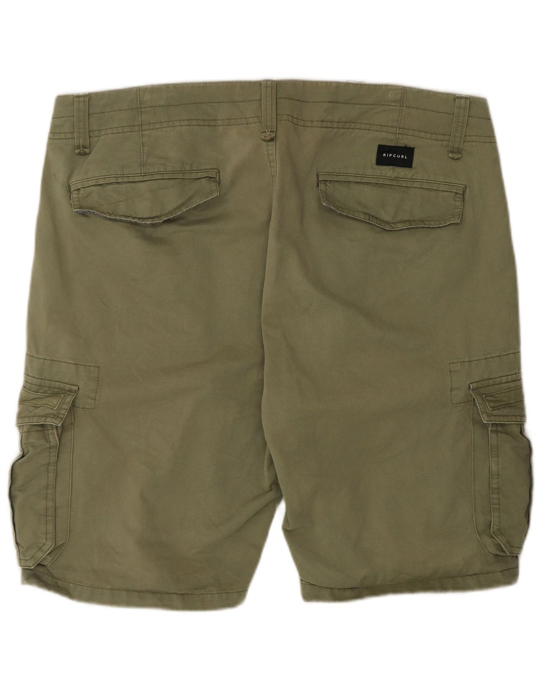 Rip Curl Pantalones cortos cargo de ajuste relajado para hombre W36 Algodón caqui grande