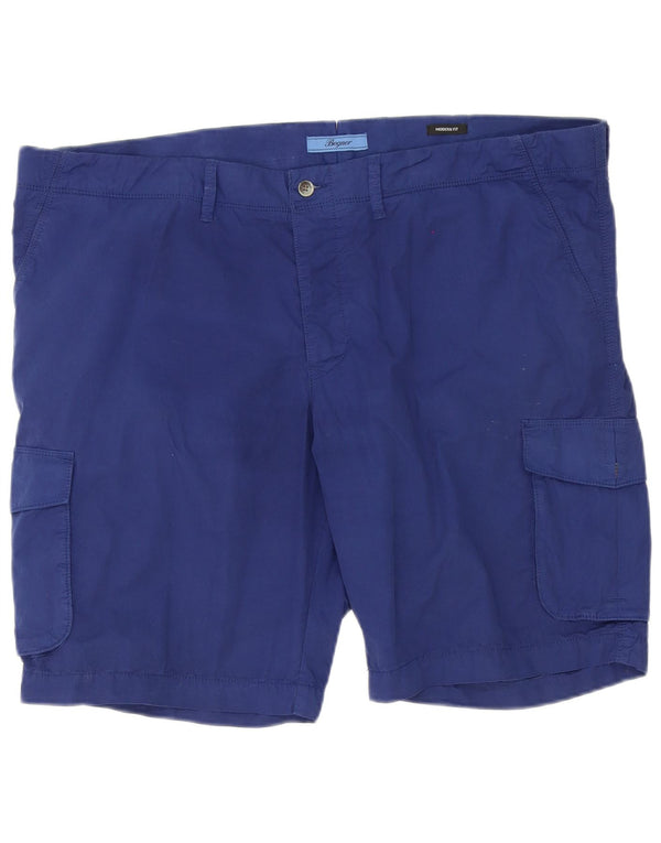Bogner Pantalones cortos cargo de ajuste moderno para hombre 3XL W44 Algodón azul