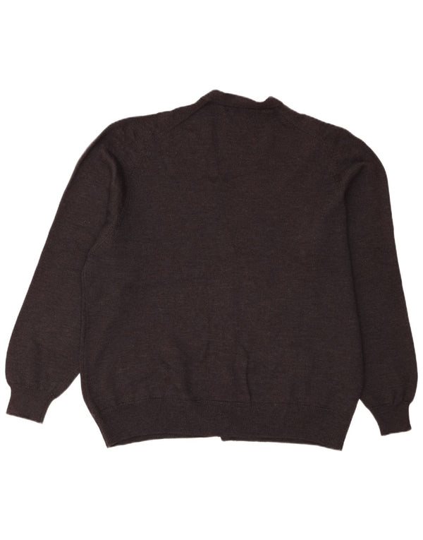 Pringle Cárdigan extragrande para mujer IT 46 Large Black Lambswool