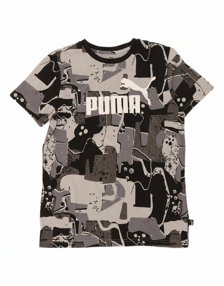 PUMA Boys Graphic T-Shirt Top 13-14 Years  Grey