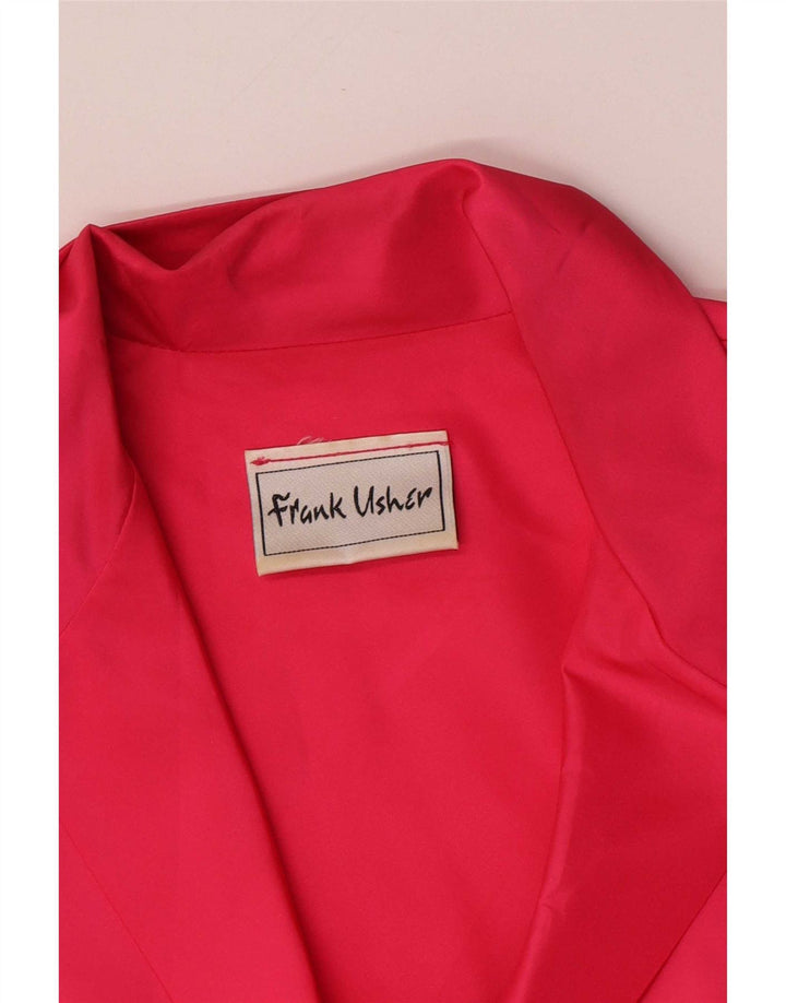 Frank Usher Blusa de manga larga para mujer IT 44 Poliéster rosa medio